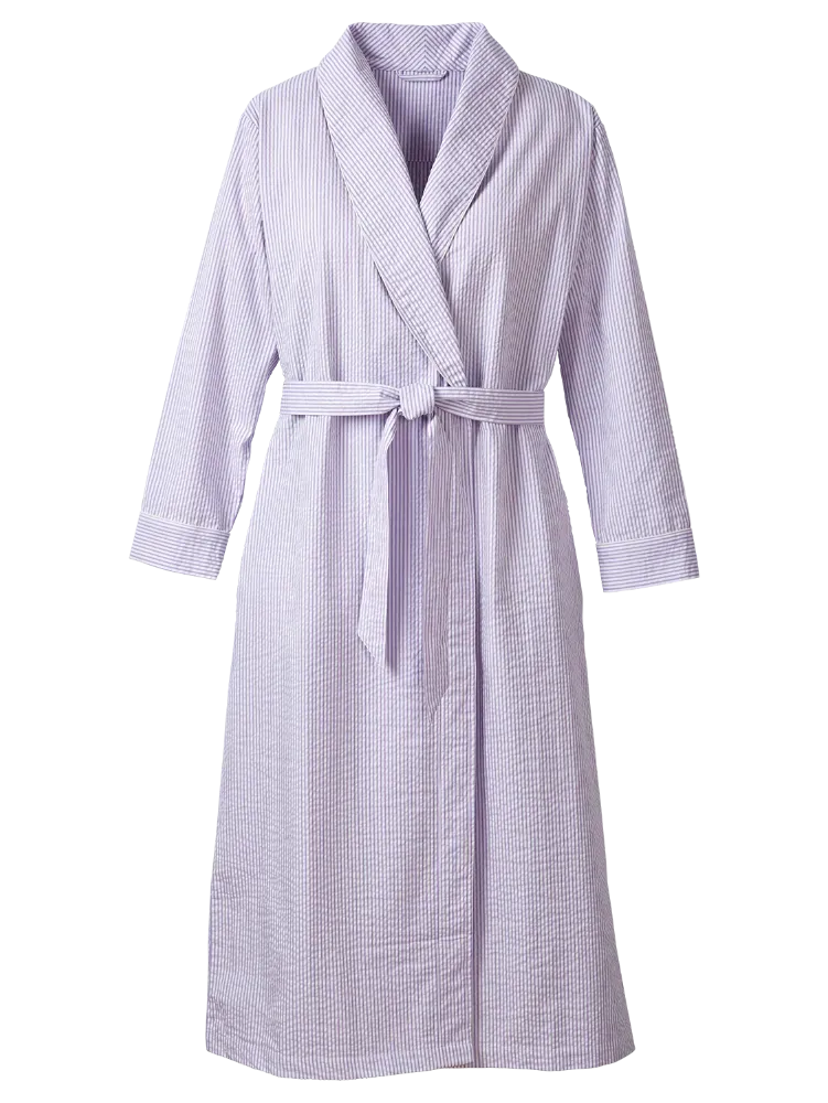 Women's Classic Seersucker Wrap Robe