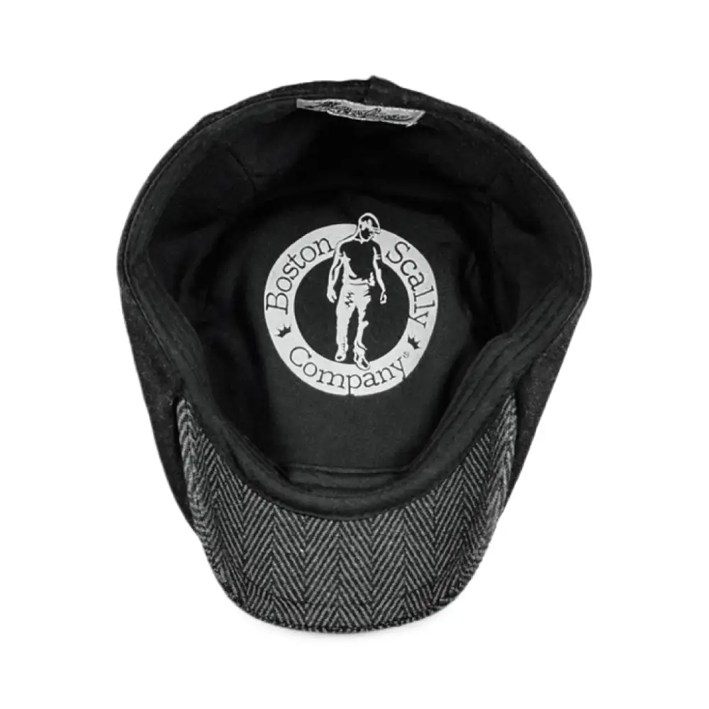 The Sidestreet Boston Scally Cap - Black