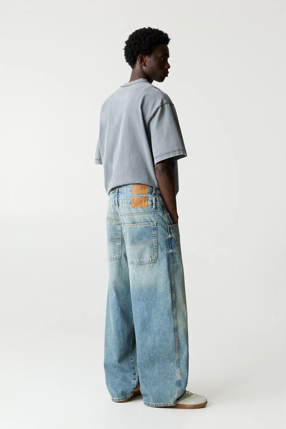 Double waist skater jeans