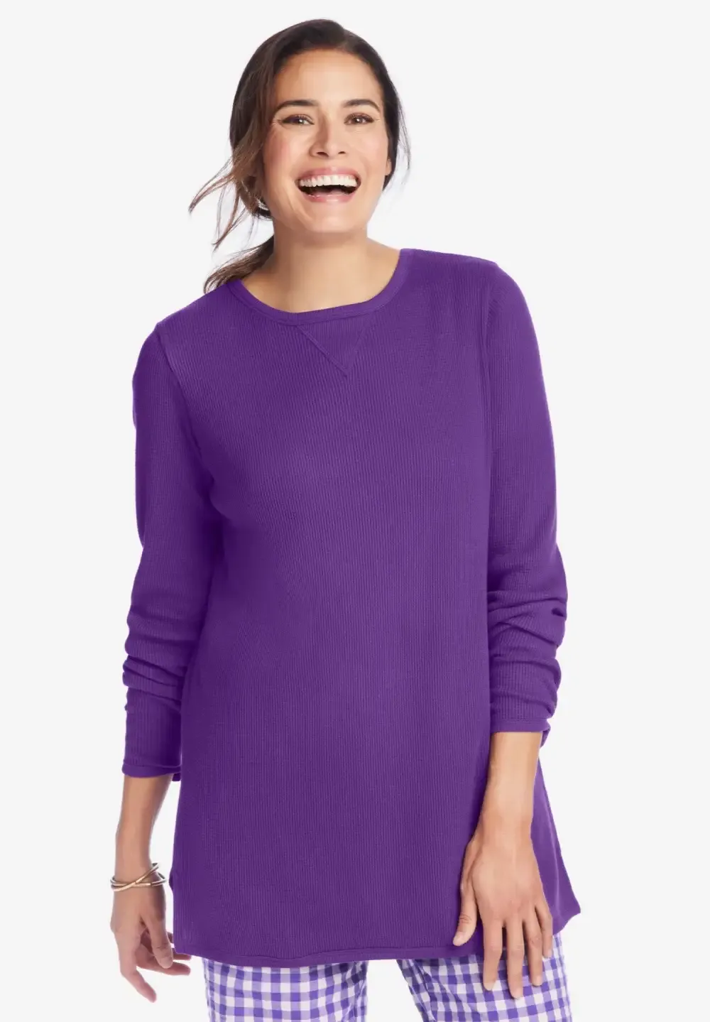 Waffle Thermal Sweatshirt