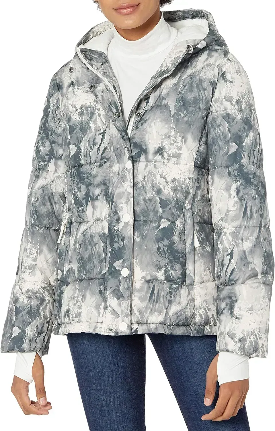 Women's Heavyweight Long-Sleeve Hooded Puffer Coat (Available in Plus Size)