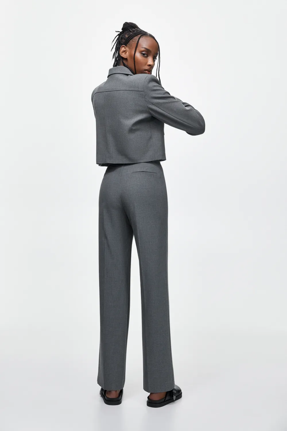 Pantalón de vestir recto