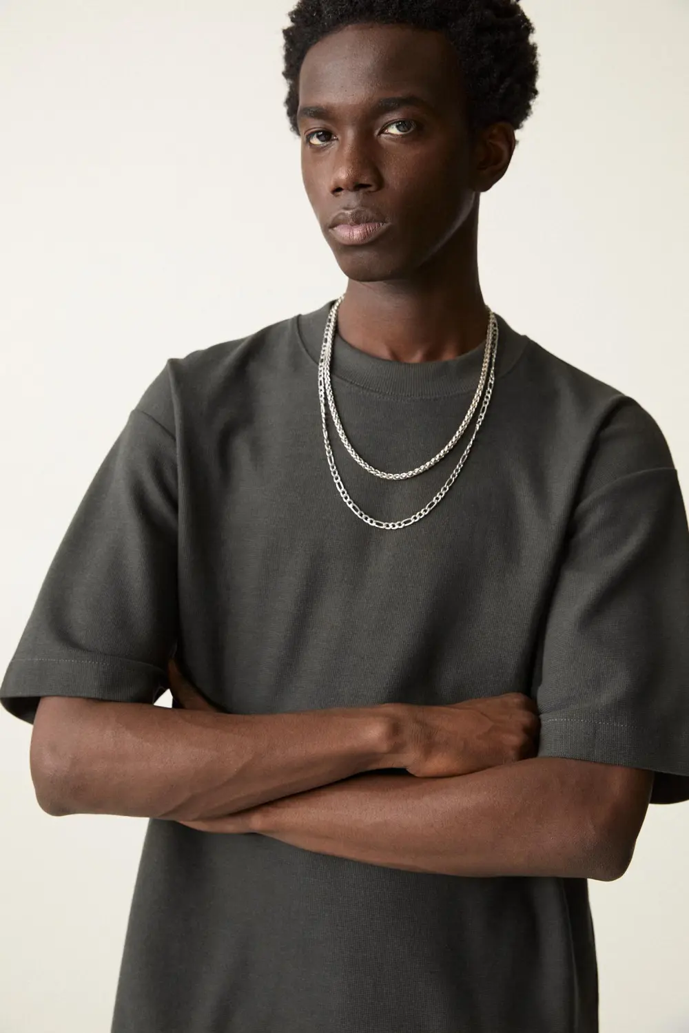 Textured short sleeve sweatshirt