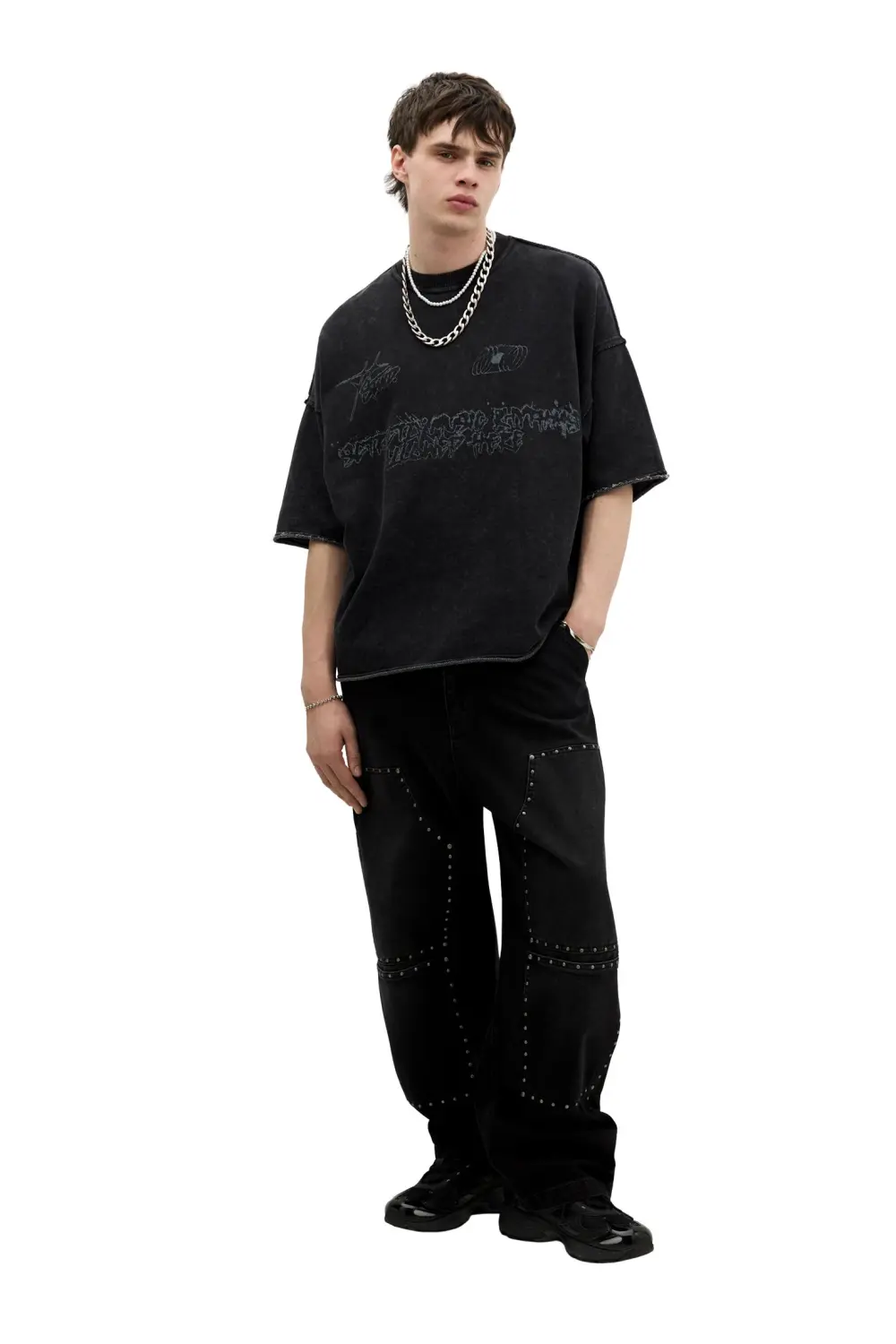 Short sleeve STWD graphic sweatshirt