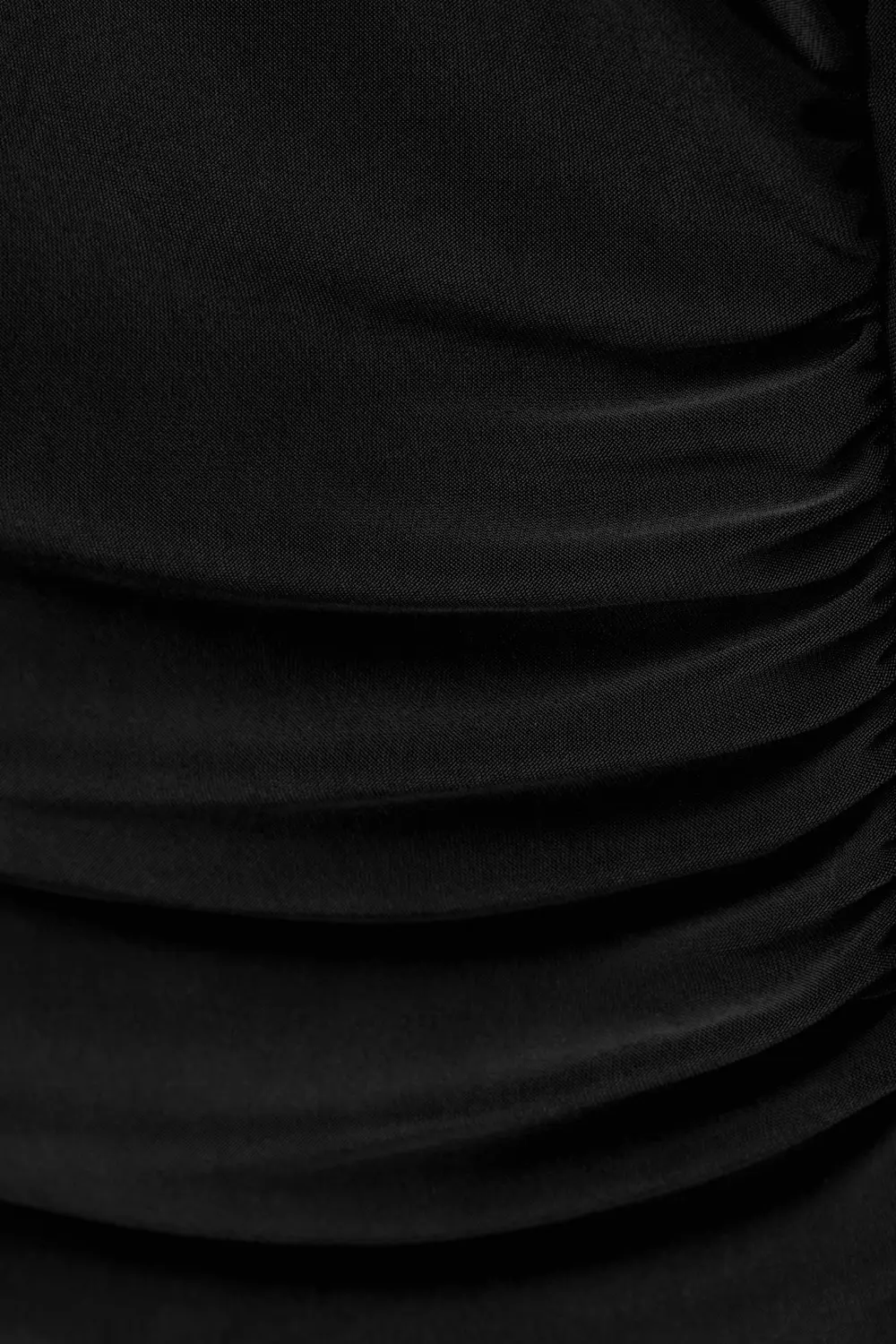 Asymmetric gathered T-shirt