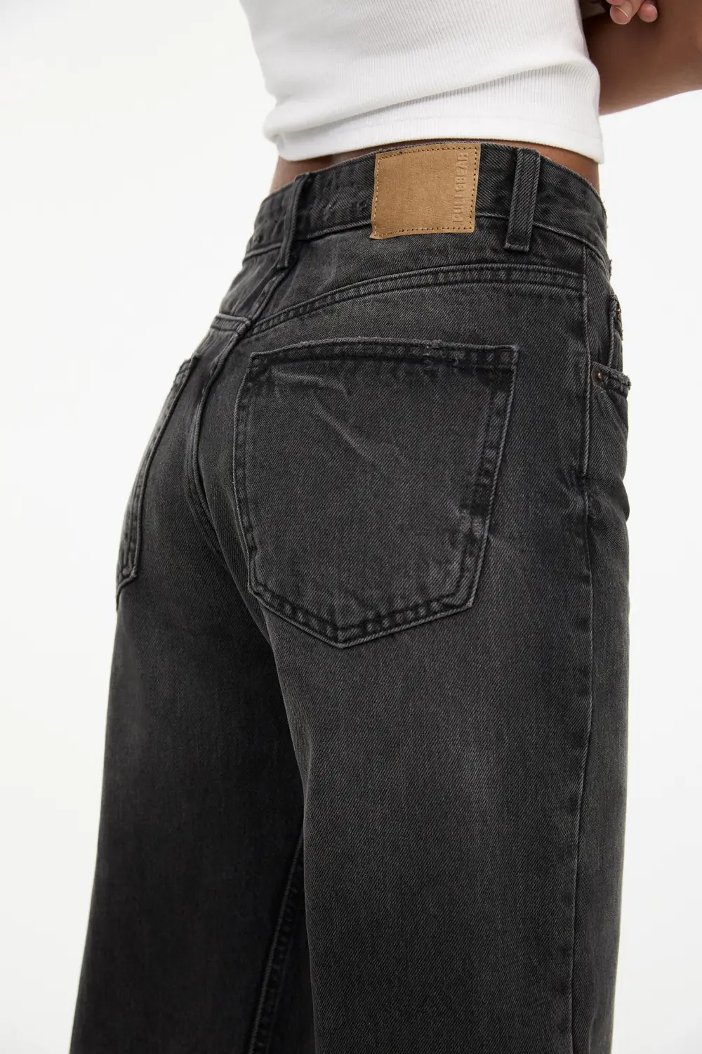 Jeans rectos tiro medio
