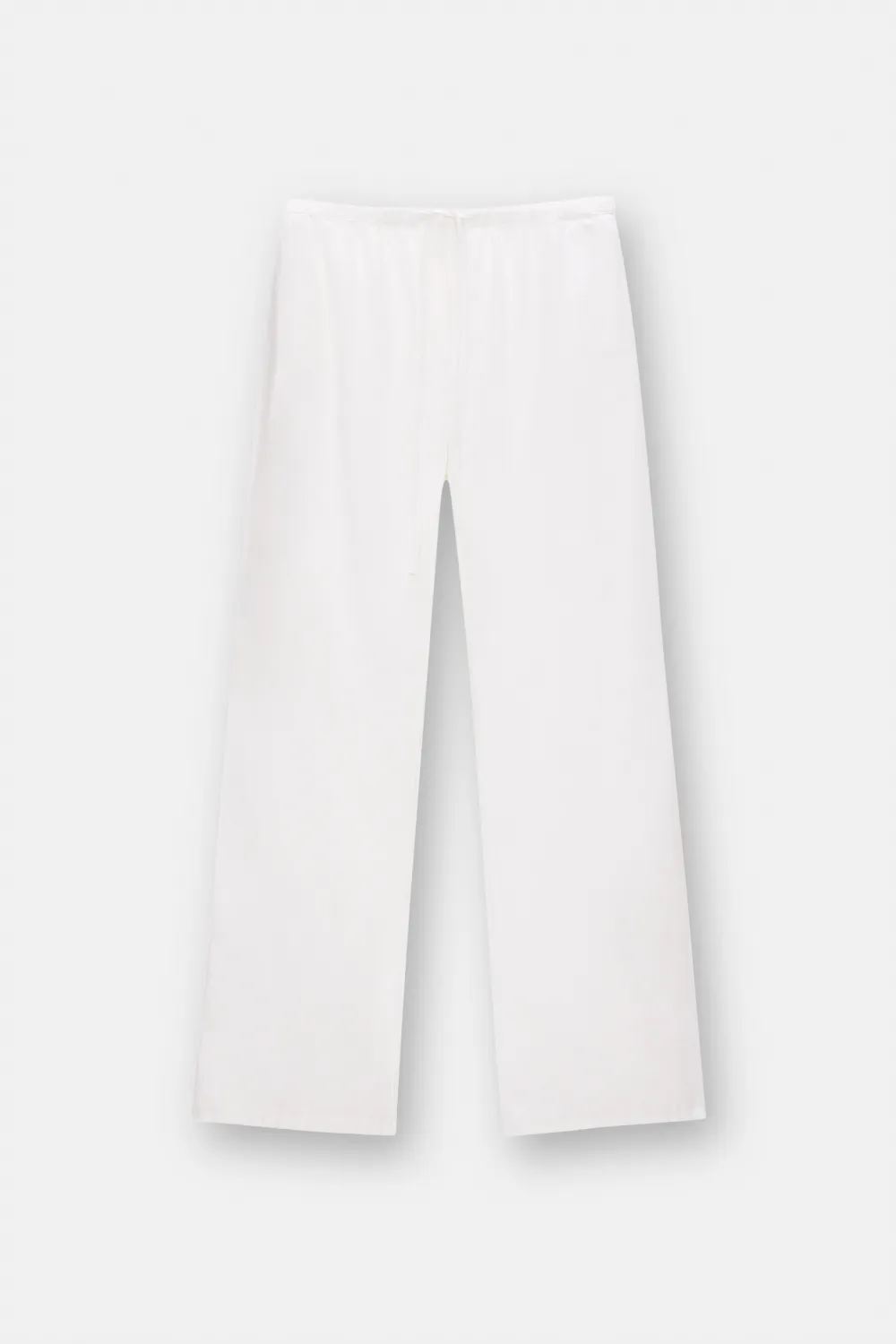 Pantalón fluido con lino