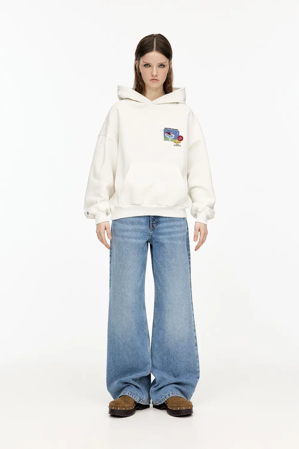 Sudadera capucha gráfico cerezas