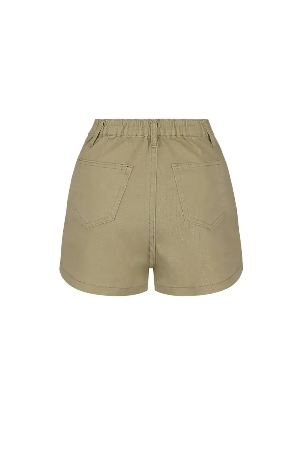 Trendy Half Wrap Pocket Cargo Shorts