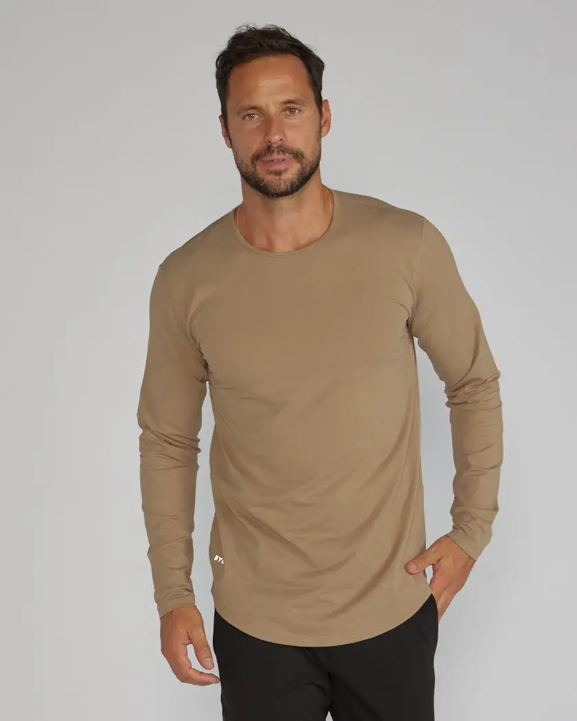 Drop-Cut Long Sleeve: Lux