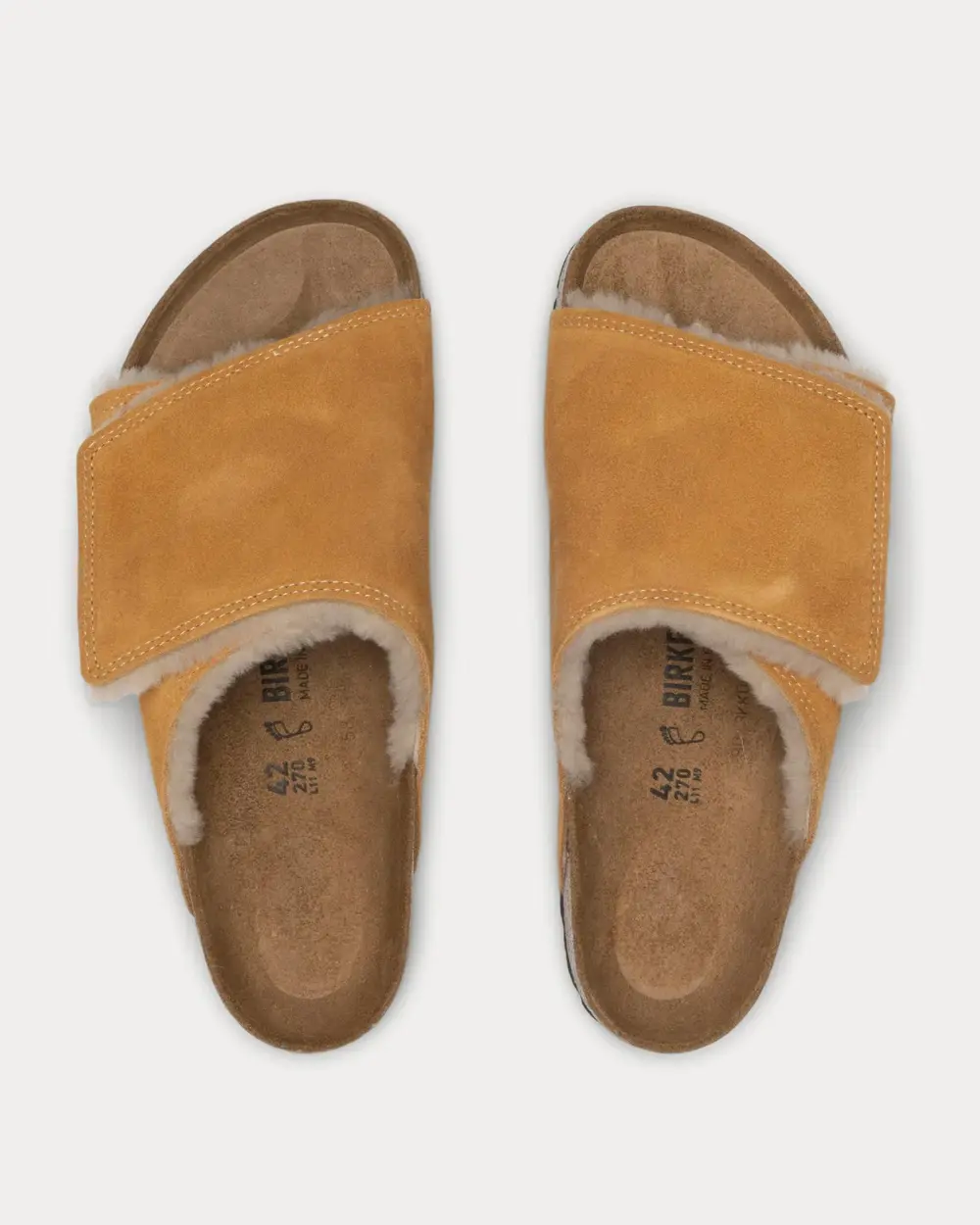 STÜSSY & BIRKENSTOCK SOLANA SHEARLING SLIDE