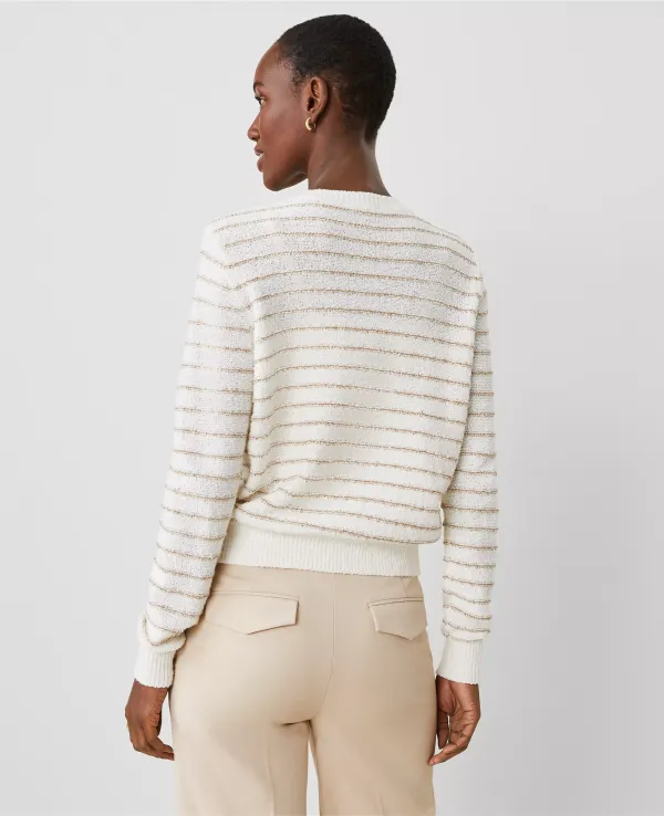 Sequin Striped Ann Cardigan