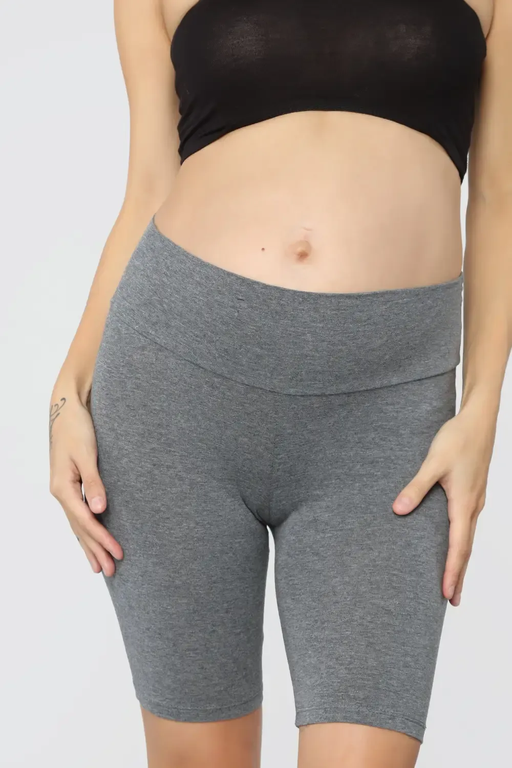Brooke Biker Shorts - Grey