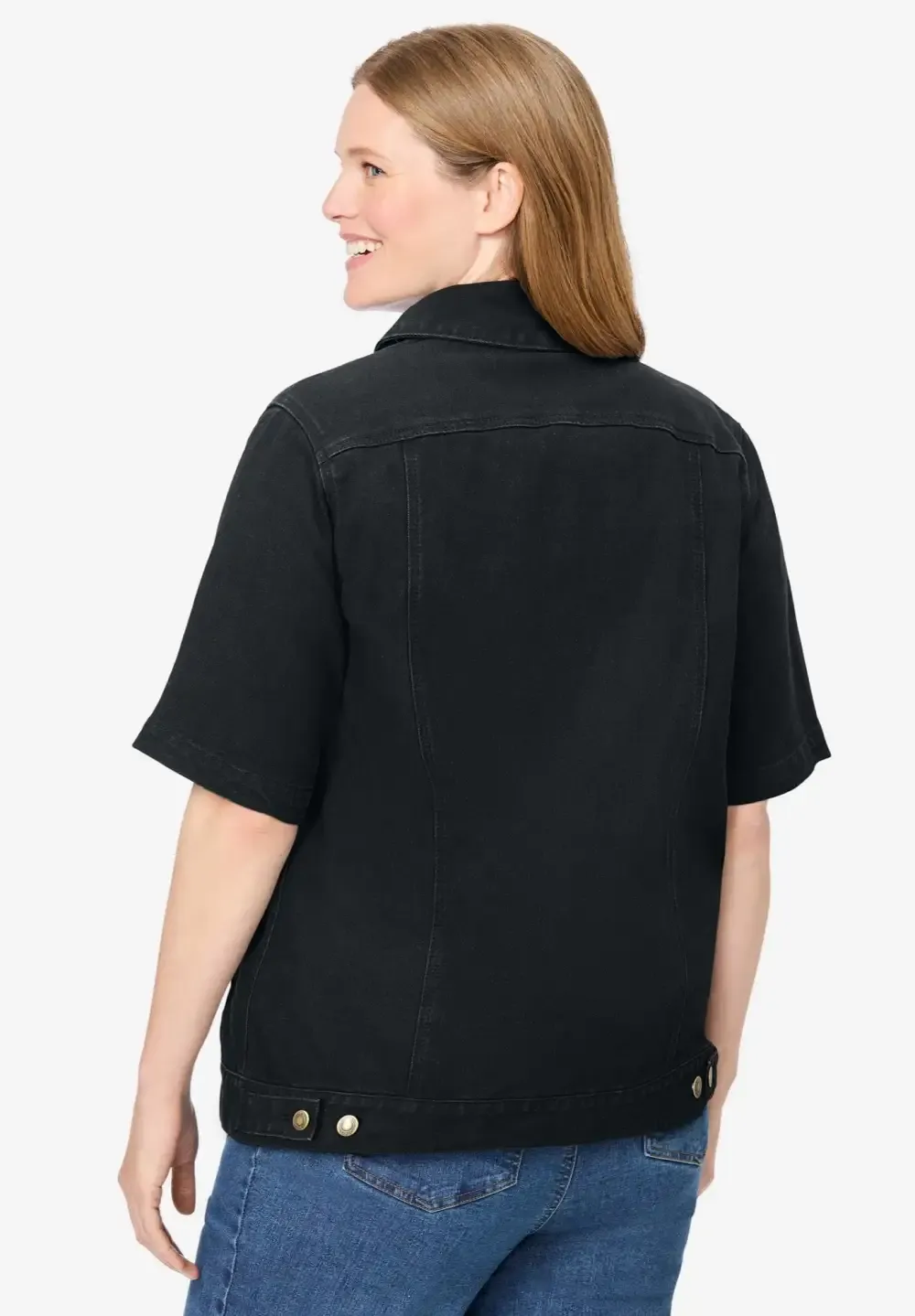 Short-Sleeve Denim Jacket