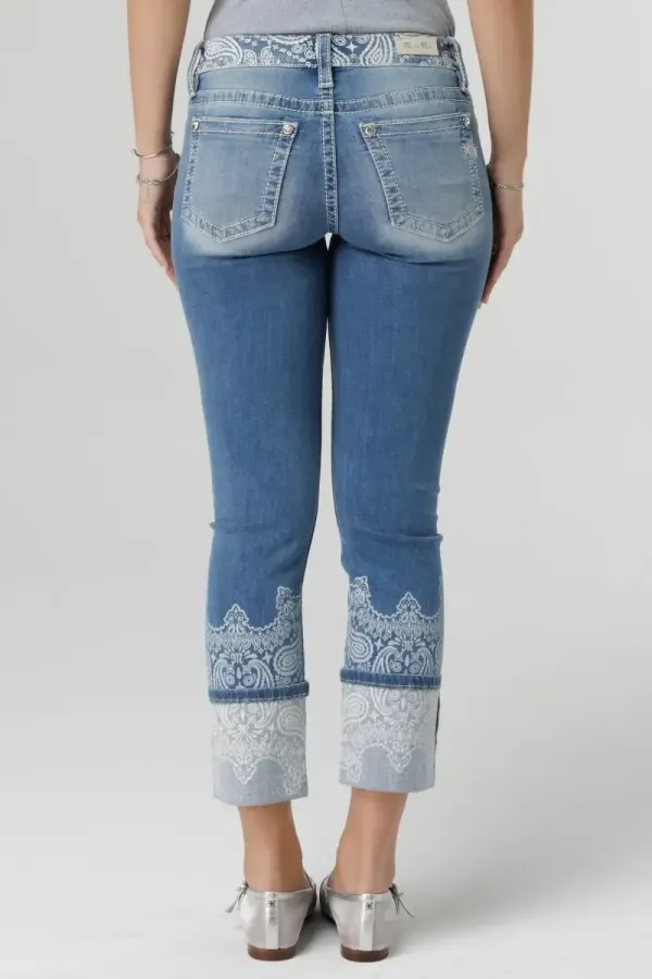 Evermore Cropped Straight Jeans