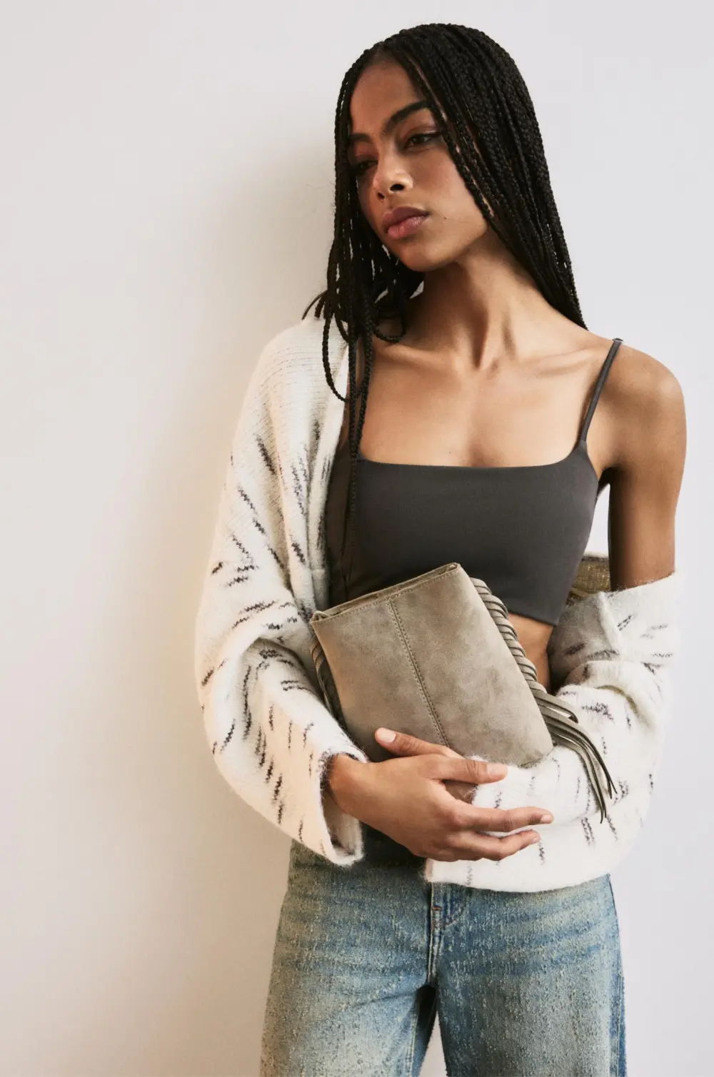 Bolso bandolera flecos