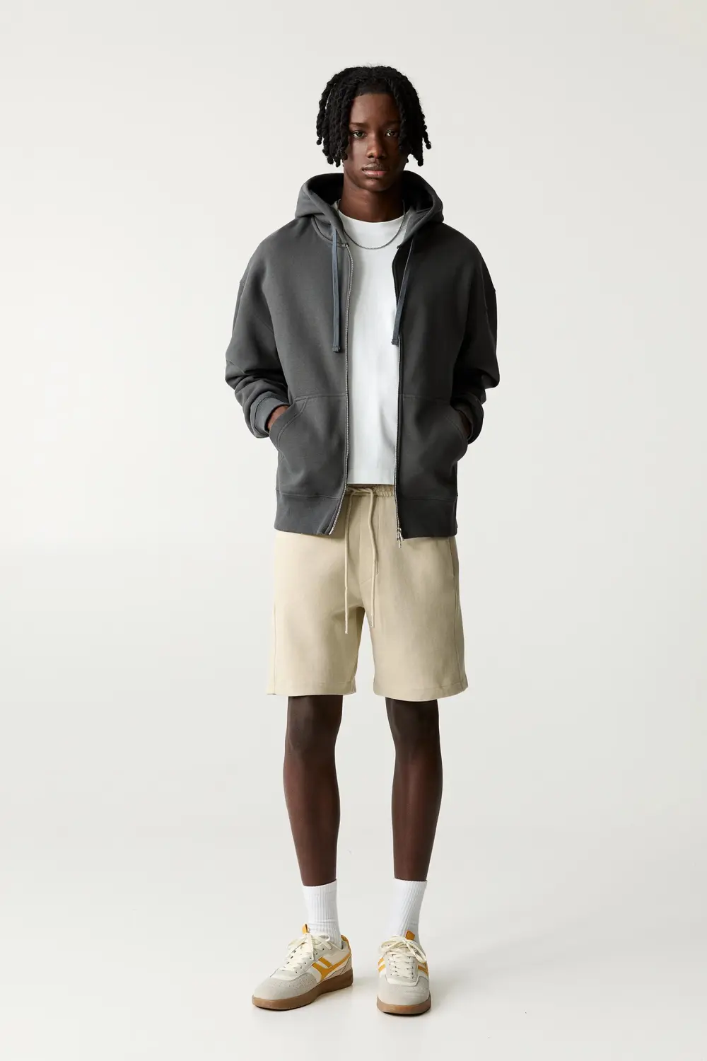 Piqué Bermuda sweatpant shorts