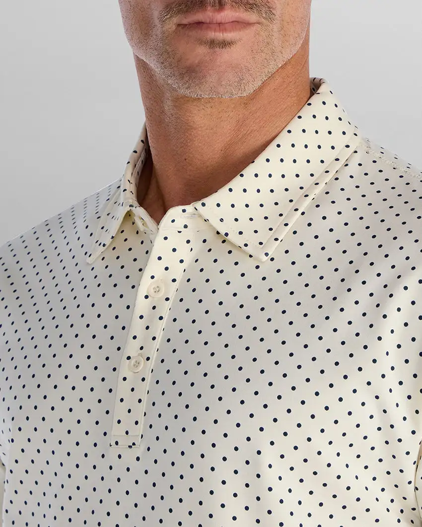 Drop-Cut: Lux Dotted Polo