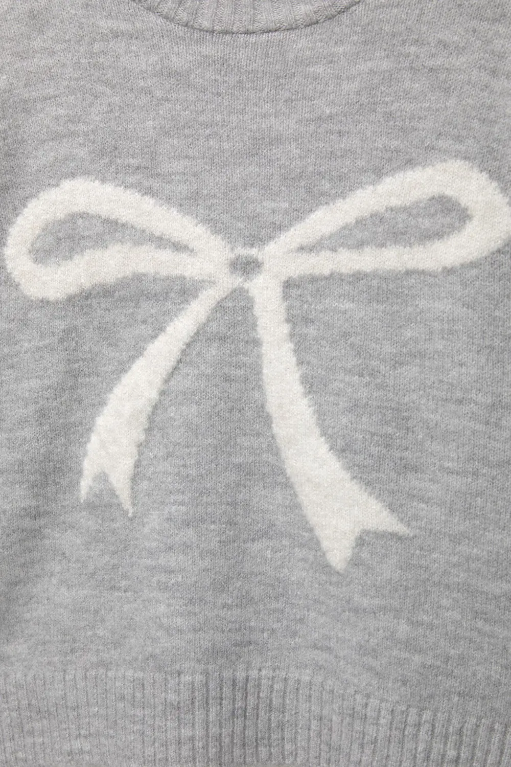 Jersey punto gráfico lazo