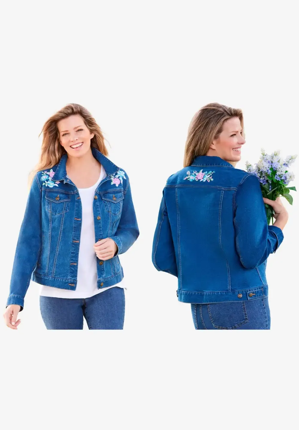 Stretch Denim Jacket