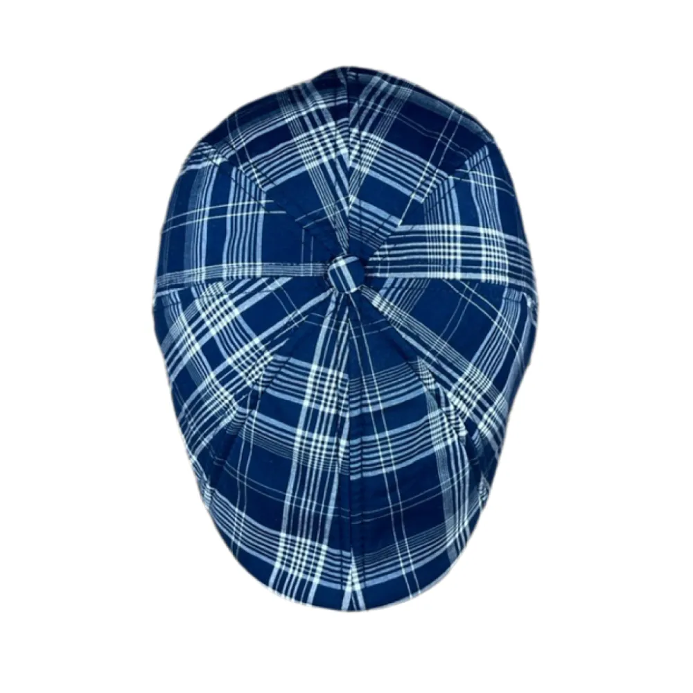 The Blue House Peaky Boston Scally Cap - Plaid