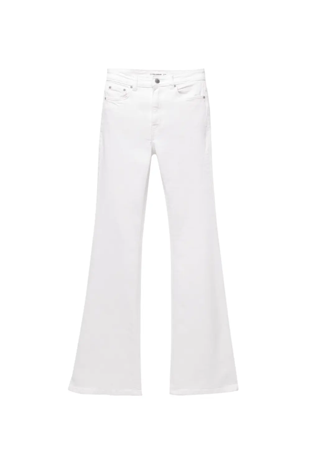 Jeans flare tiro alto