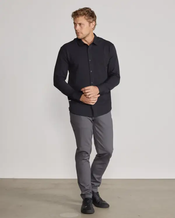Lux Long Sleeve Button Down