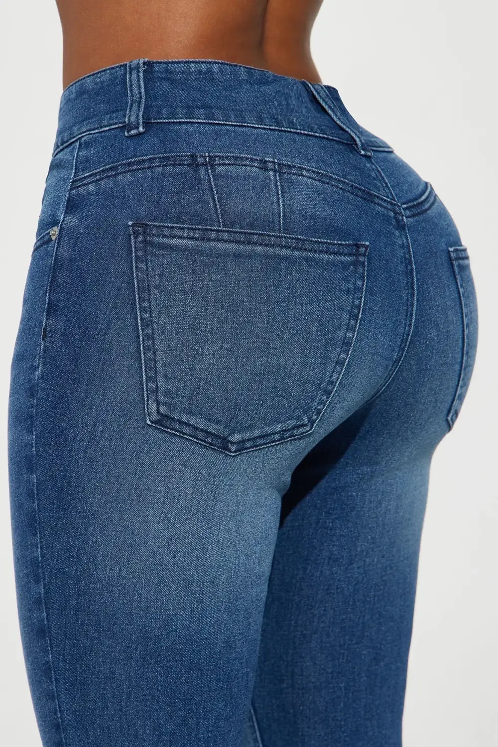 Hourglass Booty Lifter Stretch Skinny Jean - Dark Wash
