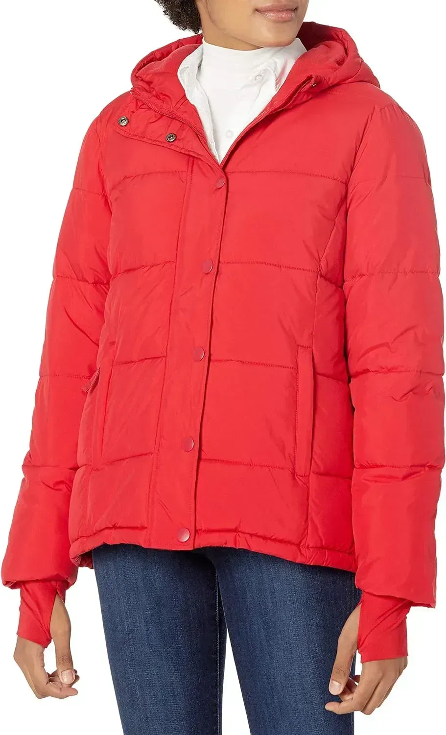 Women's Heavyweight Long-Sleeve Hooded Puffer Coat (Available in Plus Size)