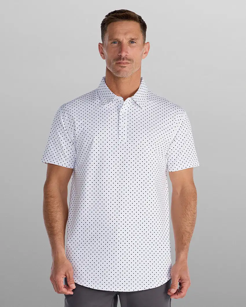 Drop-Cut: Lux Dotted Polo