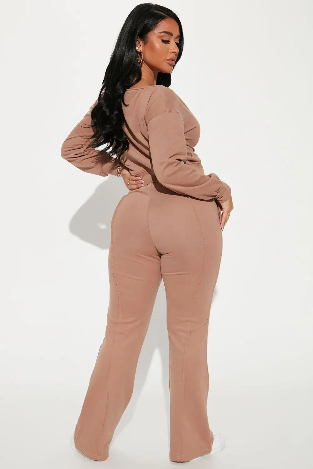 Easy Going Pant Set - Taupe