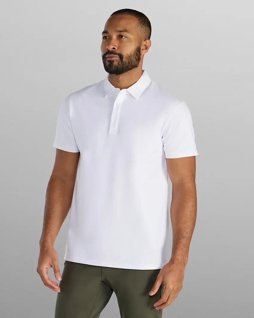 Lux Split Hem Polo