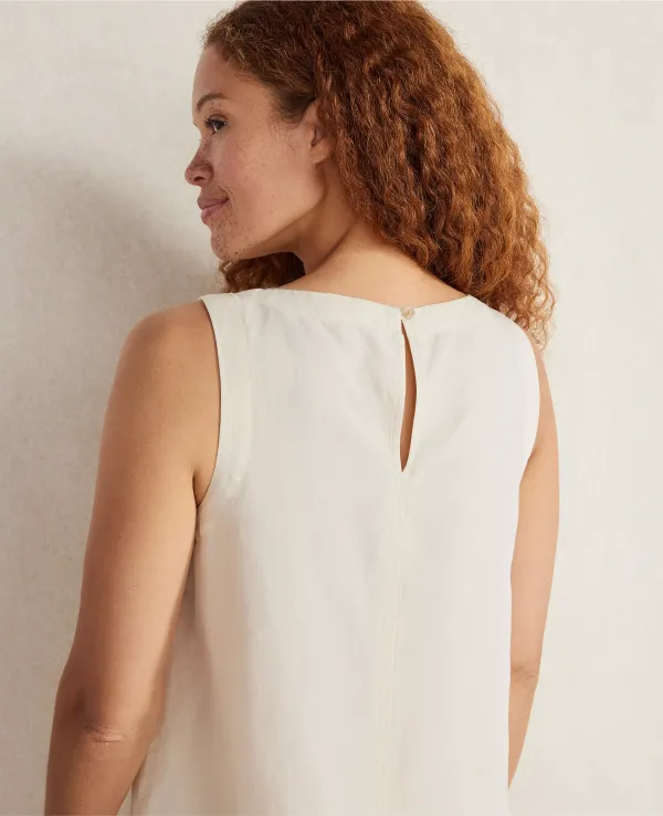 Haven Well Within Linen Blend Bateau Neck Top