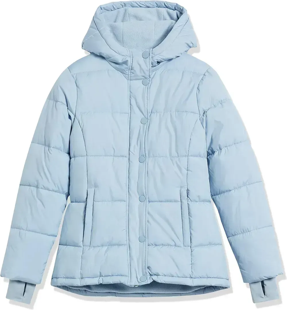 Women's Heavyweight Long-Sleeve Hooded Puffer Coat (Available in Plus Size)
