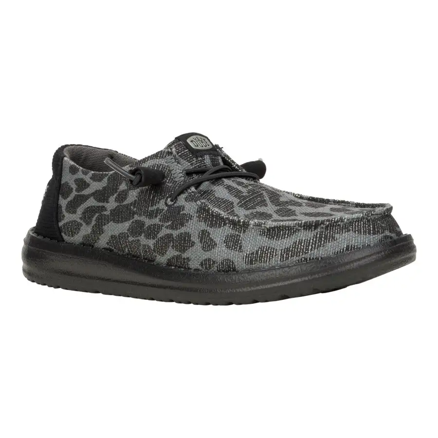 Wendy Leopard Sparkle - Black