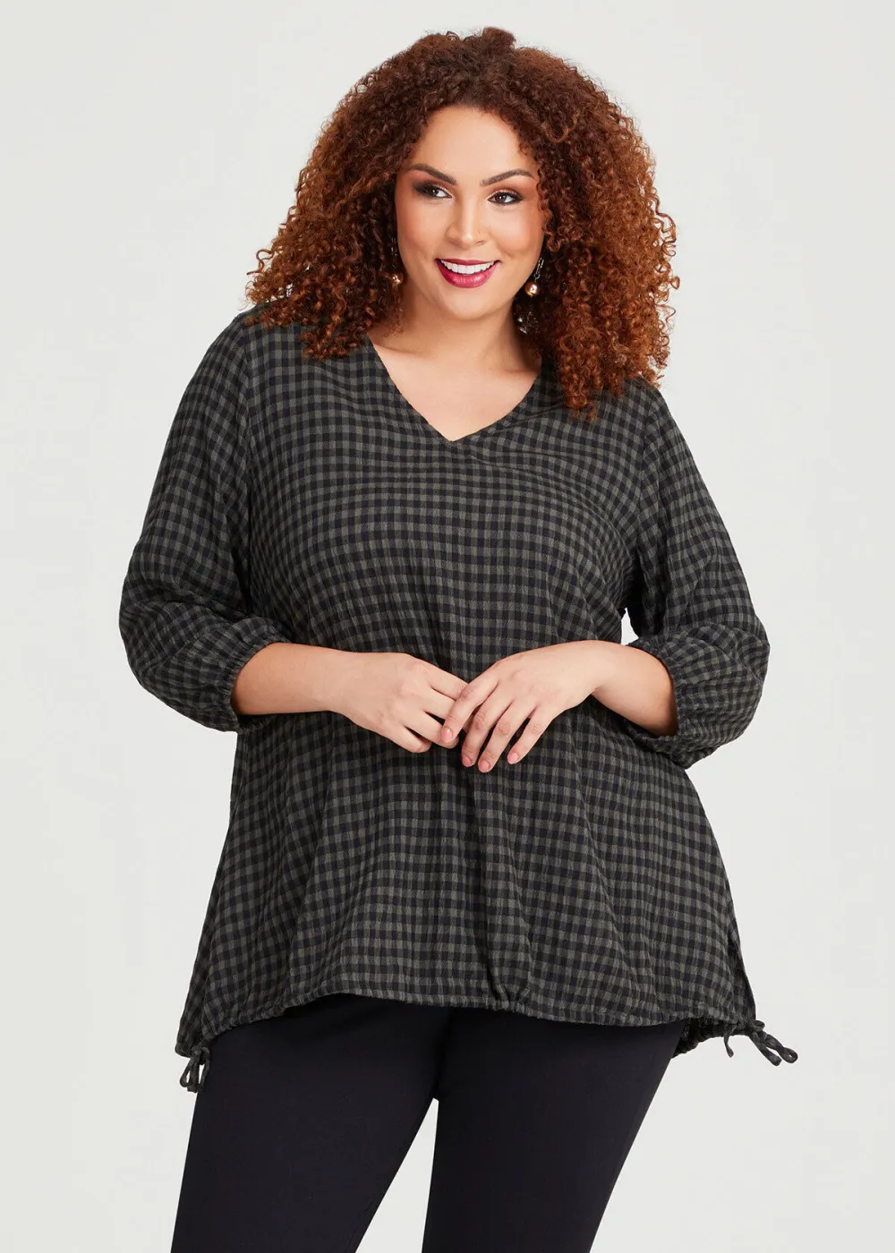 Natural Erba Check Tunic