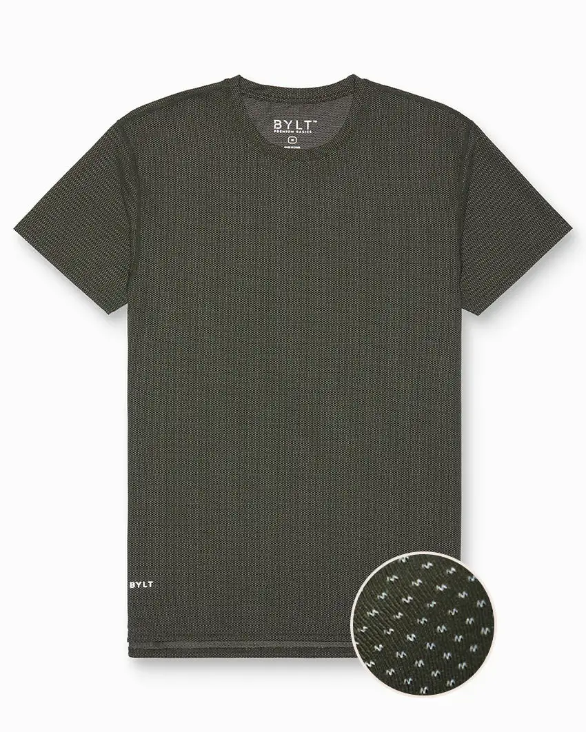 Pulse Short Sleeve Split Hem