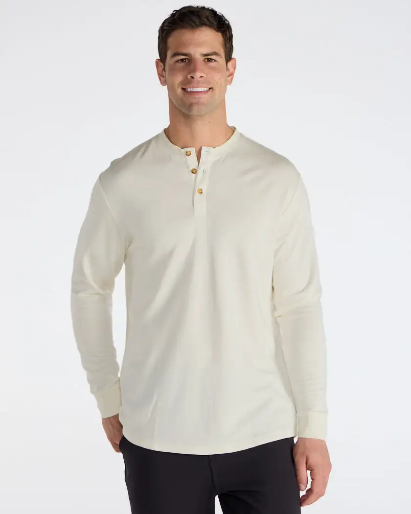 Comfort Wool Long Sleeve Henley