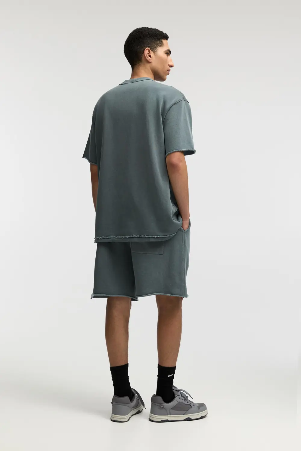 Short sleeve sweatshirt