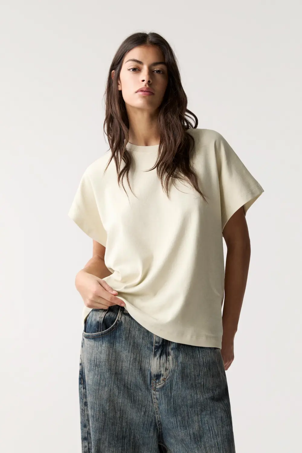 Camiseta manga entera oversize
