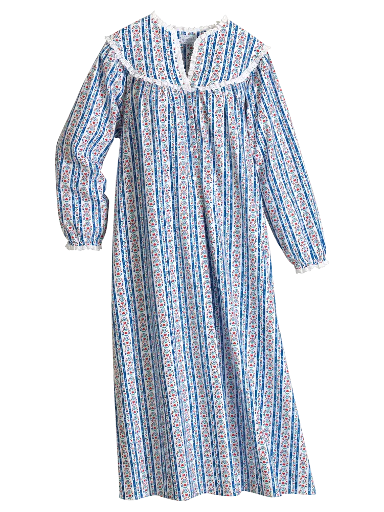 Lanz Tyrolean 44 Inch Flannel Nightgown
