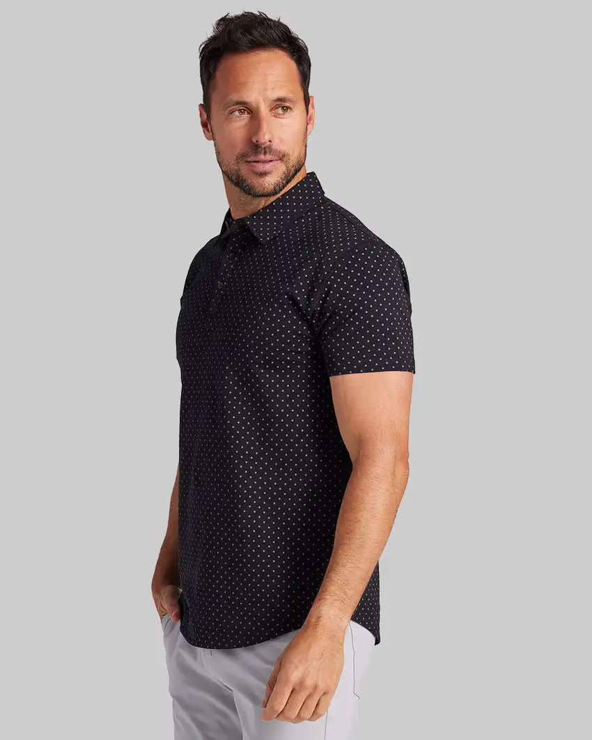 Drop-Cut: Lux Dotted Polo