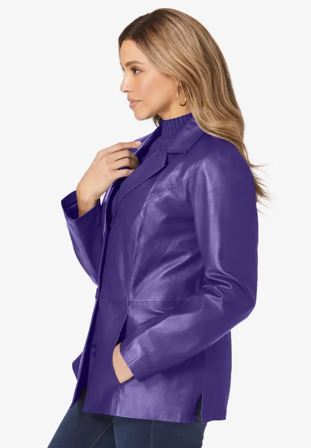 Leather Blazer