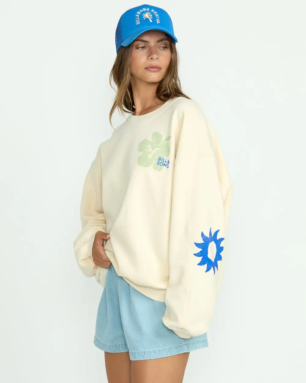 Water Signs Kendal Crewneck Sweatshirt - Whitecap