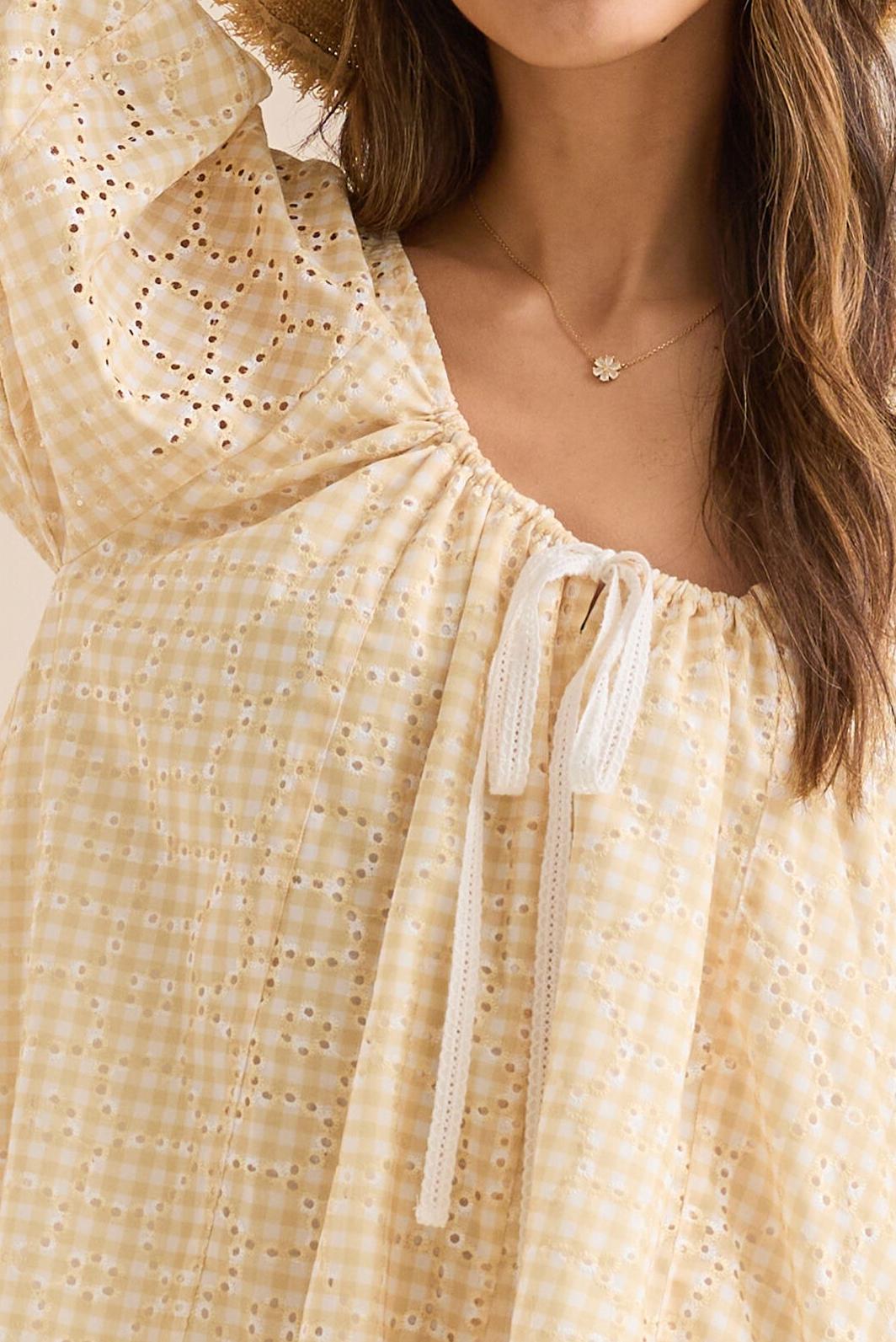 Gingham Romper