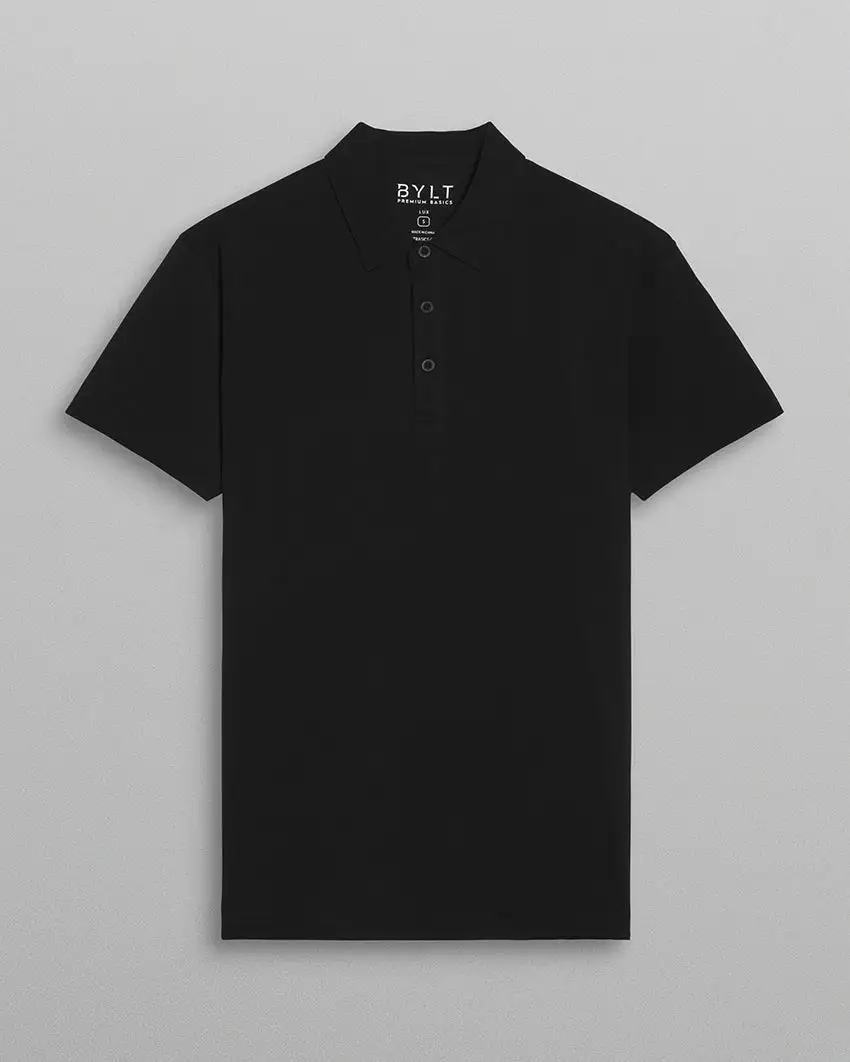 Lux Split Hem Polo