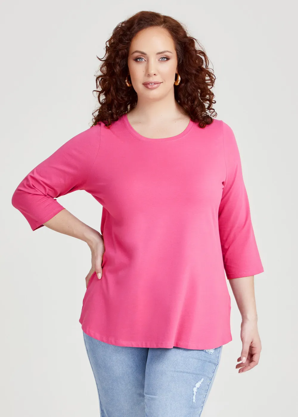 Australian Cotton 3/4 T-Shirt