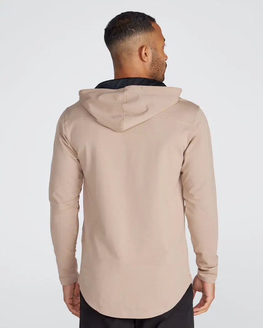 Drop-Cut: Lux Hooded Henley