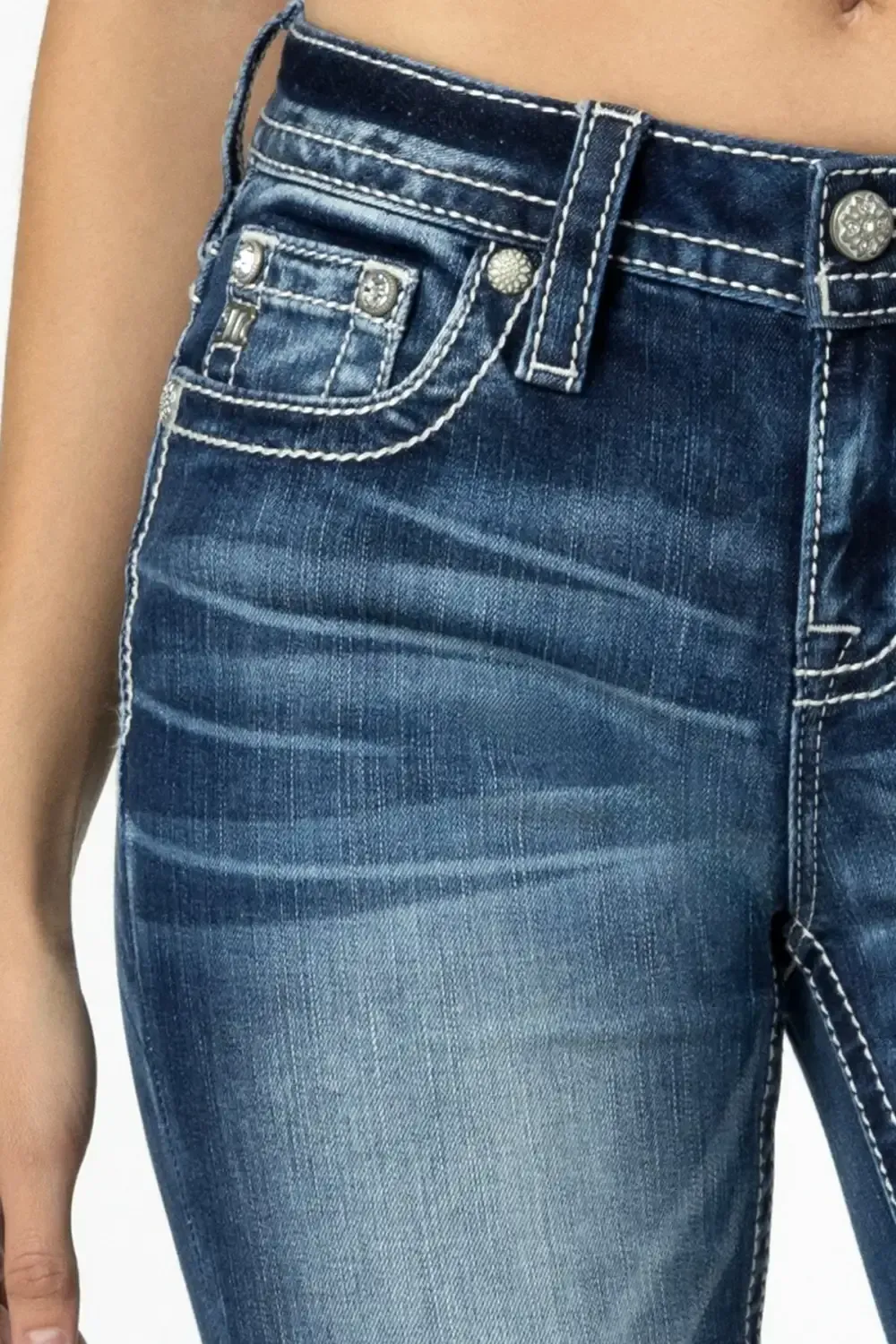 Vibrant Fleur De Lis Skinny Jeans