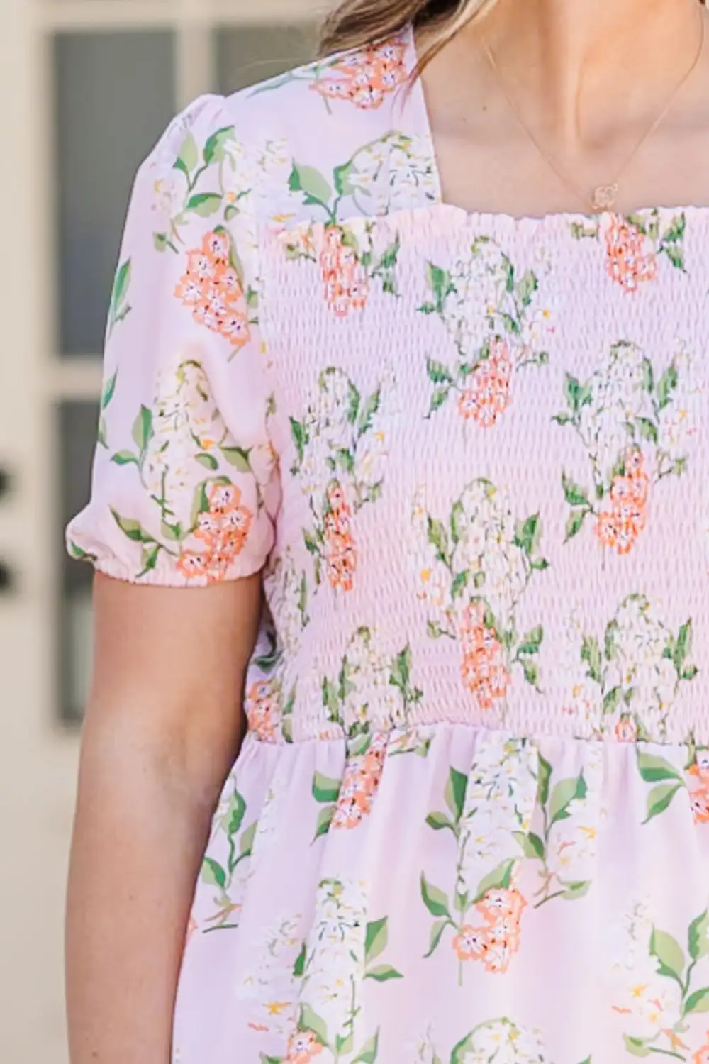 Flowers For Days Top, Pink